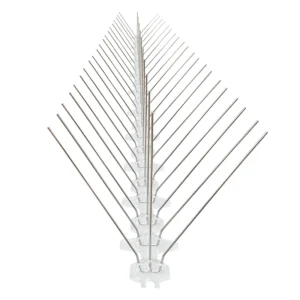 3-Prong 201 304 316 Galvanized Stainless Steel Bird Spikes 50cm For Commercial Building Signage Durable Pigeon Deterrent Factory