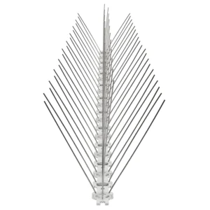 Bulk Supply Plastic Base Bird Spikes Durable Stainless Steel Spikes for Commercial Building Bird Control