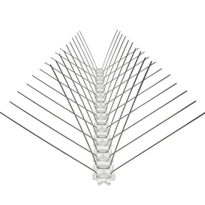 UV Resistant Plastic Base Bird Spikes Stainless Steel Bird Deterrent Spikes Manufacturer Price for Export