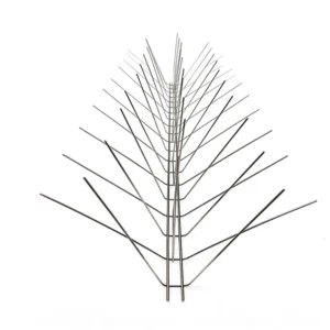 304 Stainless Steel Bird Spikes for Pigeons and Small Birds, Weatherproof Bird Deterrent for Ledges, Roofs and Fences