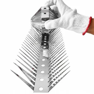 Flexible 304 Stainless Steel Anti Climb Spikes for Pipes and Poles Animal Deterrent Raccoon Squirrel Guard Wholesale