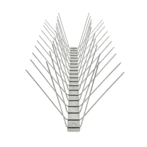 304 Stainless Steel Welded Bird Spikes Anti-Pigeon Deterrent for Roof, Fence and Ledges, Durable All-Metal Bird Control Spikes.