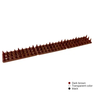 Factory Price 30cm 4 Rows Plastic Bird Spikes, High and Low Design Anti-Pigeon Spikes for Fence and Wall, Dense Bird Deterrent for Small Birds & Cats