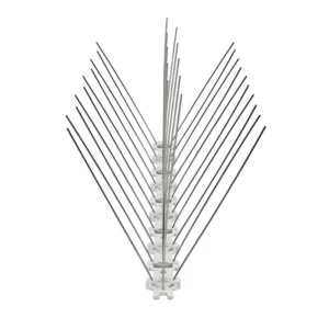 25cm 50cm Flexible Plastic Base Bird Spikes 201 304 316 Galvanized Stainless Steel Spikes for Roof and Fence Bird Control Factory Supply