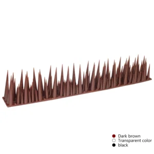 Factory Direct 4-Level High-Low Bird Spikes 40cm Plastic Anti-Climb Fence Spikes for Pigeon Cat Deterrent Support Customization OEM ODM
