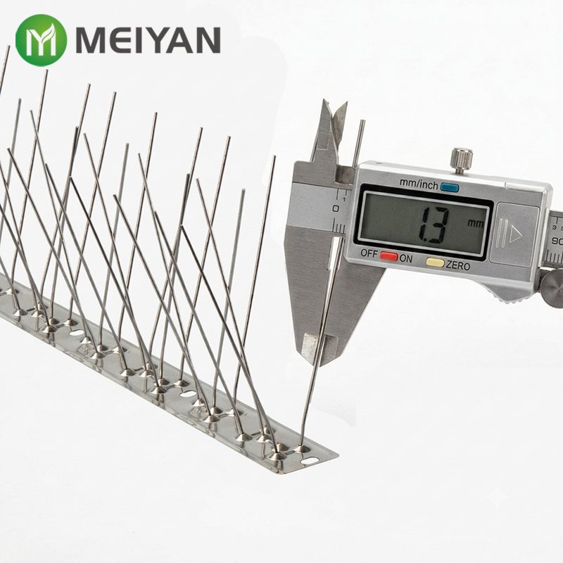 1.3mm Heavy Duty Stainless Steel Bird Spikes for Professional Roof Protection