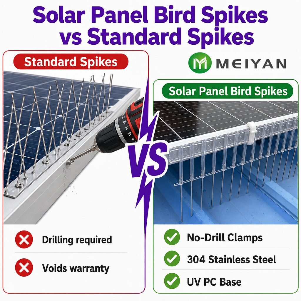 Solar Pigeon Repellent Spikes