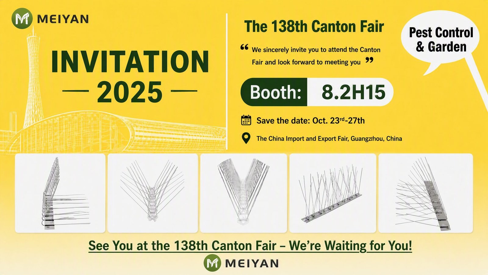 Stainless Steel Bird Spikes at Canton Fair
