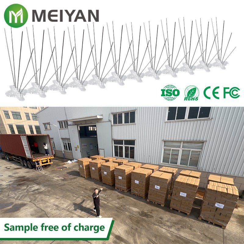 5-row Stainless Steel Bird Spikes factory production line and free sample